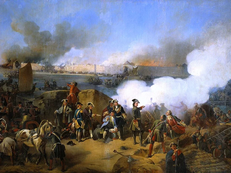 1815-Alexander von Kotzebue - L'assalto a Nöteborg
